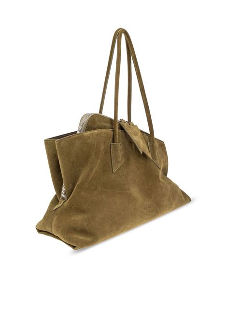 Borsa la passeggiata medium in verde khaki The Attico - donna THE ATTICO | 250WAH00054LBT007AA853